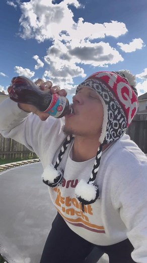 this boy always trying to get my snacks, so: | peanuts in coca cola