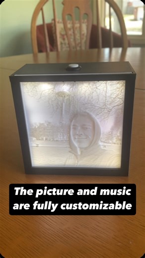 Jake Makes | I call it Lithobox, and it’s a fully customizable lithophane photo frame and music box! The instructions and files are available to... | Instagram