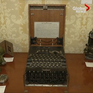 This collector definitely cracked the code: the cipher machine that was used by branches of the Nazi military to decode messages was originally bought at a flea market for C$148. READ MORE: http://glbn.ca/1UBgG9 | Global News