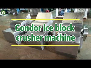 ❄️ Industrial Ice Crusher: Powerful, Efficient Shaving in Seconds!#icecrusher #iceblock #crushedice