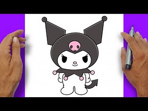 How to Draw KUROMI Easy Step-by-step | Sanrio