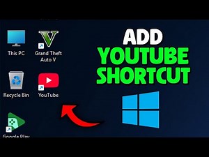 How To Add YouTube Shortcut On Desktop (2025)