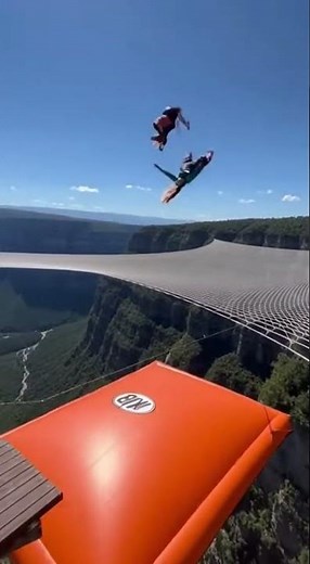 This Cliff Jump Got Out Of Control 🔥