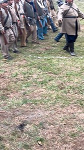 Reserve companies of Confederates stream into the fight at Pea Ridge Reenactment 2025 Can someone identify/tag these companies? | 1st Minnesota Sharpshooters - Civil War Reenactment Group