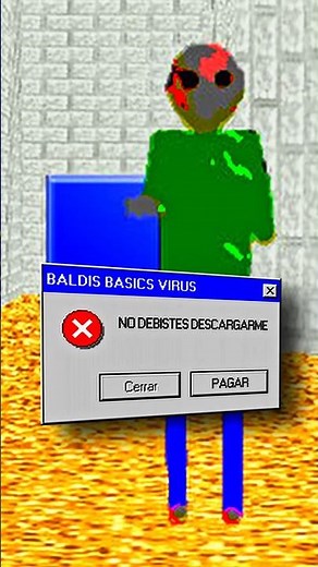This PIRATED VERSION of BALD'S BASICS is DARK and CREEPY 😨 Baldi Basic Game #baldi #memes #horror