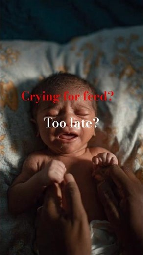 Crying = Too late for feeding? 🚨#hungercues