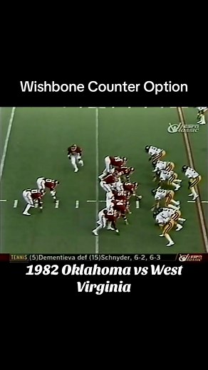 1982 College Football: Wishbone Counter Option Highlights