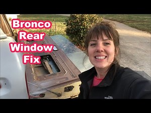 Bronco Rear Window Motor Replacement