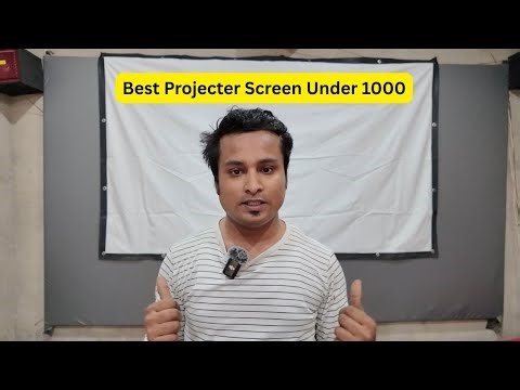 Best Projector Screen Under ₹1000 – Full Setup Guide | Projector screen 120 inch #projecter