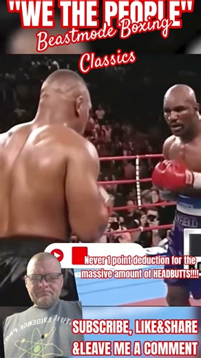 🥊WHY MIKE TYSON LOSE TO HOLYFIELD (HEADBUTTS)🥊 #boxing #knockout #fight #boxingnews #fightnews