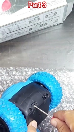 Stunt Car Unboxing 360° RC Car remote control car part 3 #shorts