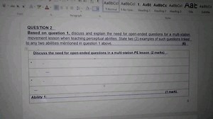 Discuss and explain the need for open-ended questions for a mul... | Filo