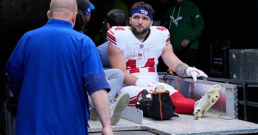 Malik Nabers' knee injury looms large over Giants' win