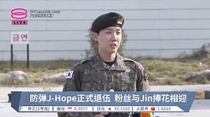 【防弹J-Hope正式退伍 粉丝与Jin捧花相迎】 防弹少年团成员J-Hope在今天正式退役，成为团中第二位完成兵役的成员。 【今日主播】Lee Yee Ling李依凌 / 王菁忆 Ong Ching Yee #八度空间华语新闻 #8TVMandarinNews | 八度空间华语新闻