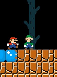 What If Everything Mario Touches Melts in Super Mario Bros