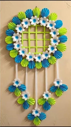 Making Flower Wall Hanging #papercraft