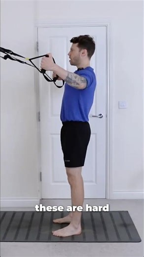 TRX Ts for shoulder strength🔥💪