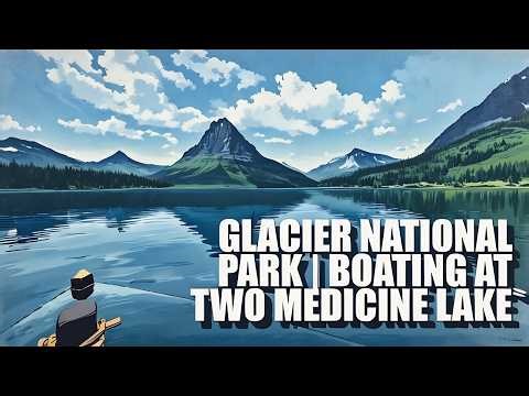We went boating at Two Medicine Lake | Glacier National Park