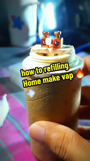 how to refilling Home make vap 🔥💨 , Vap Cotton change #vap #highcloudvap #vaprelated #vairalreels #fyp #foryou #electrician #tiktok #satisfying