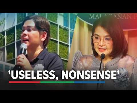 ICC 'tuta' ni Marcos? Mga pahayag ni VP Sara 'walang saysay' ani Castro | ABS-CBN News