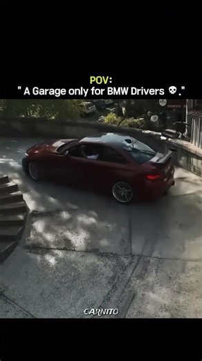 POV:" A Garage only for BMW Drivers 💀." #bmw #shortsvideo #viral