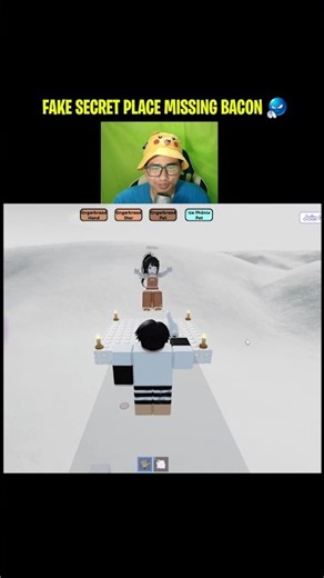 bro think this is portal to secret place missing bacon 😥 #roblox #usa