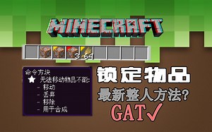 1.16的give指令你真的会用吗？锁定物品不能使用