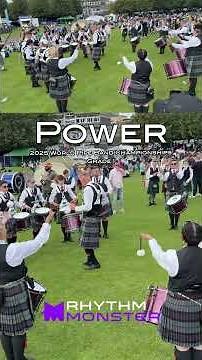 Ready to REALLY feel a Pipe Band Medley? 🥁😈 #scottishpower #drumcorps
