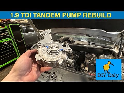 1.9 TDI PD Tandem pump rebuild / repair (fuel & vacuum pump) VW Touran