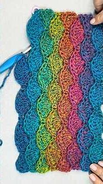 Easy Triple Crochet Shell Stitch 🧣♥️ (Beginner Friendly!)