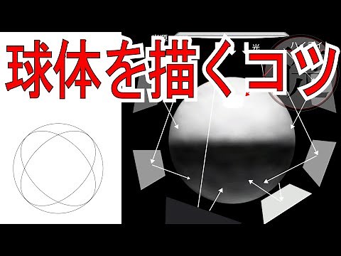 デッサンで球体を描くコツ | デッサン・絵画の描き方と基礎