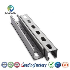 [Hot Item] Jchx-CE 41×41 Galvanized Slotted Perforated Unistrut Strut U Channel Steel Mounting Bracket