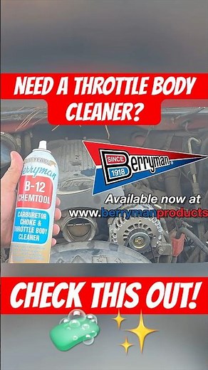 Use THIS to clean your throttle body!