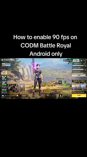 Enable 90 FPS in CODM Battle Royale Guide