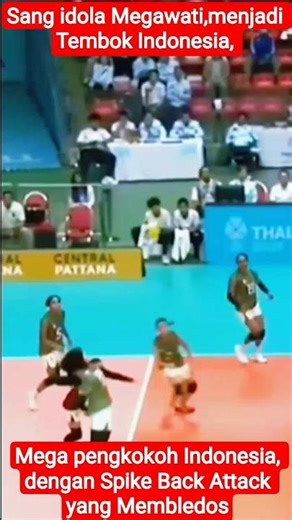 Megawati became the wall that strengthened Indonesia with her devastating Spike Back Attack