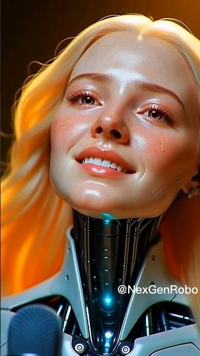 Robot Girl Sings a Love Song… Her Voice Is Better Than Human 😭🎤 #Robot #AI #Viral