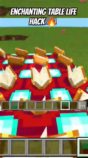 Enchanting Table Life Hack 🔥 #minecraft
