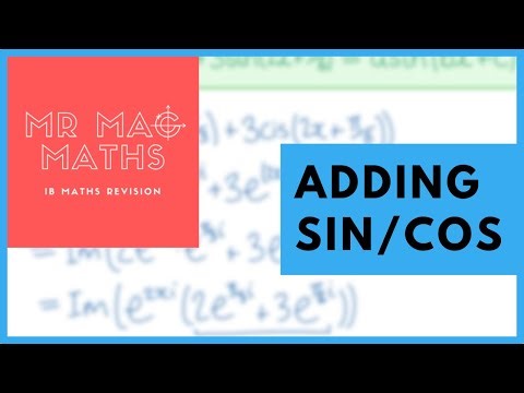 IB AIHL Topic 1 - Adding sin/cos - Complex Numbers