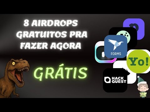MAIS DE 8 AIRDROPS INÉDITOS ( AGORA )