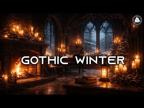Candlelit Gothic Sanctuary | Warm Winter Ambience for Deep Sleep & Focus | 2 Hours | No Talking