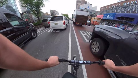 Playing in Traffic (NYC BMX)