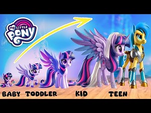 My Little Pony Growing up Compilation | Cartoon Wow