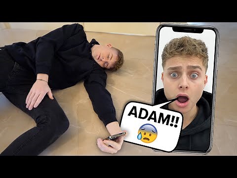 PASSING OUT OVER FACETIME!! *CUTE REACTION*
