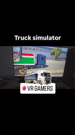 VR Gamers - Gamezone on Instagram: "Heavy Truck simulator in high graphics and mounted steering wheel available only at VR Gamers."