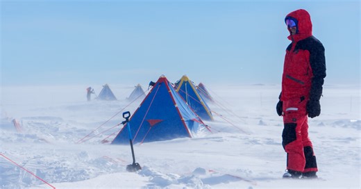 Life on an Antarctic Glacier: Tea, Cheese and Lots of Shoveling