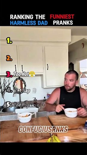 Ranking the Top 5 funniest harmless dad pranks 🤡💀
