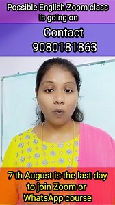 Possible English course is through Zoom now ||only 20 seats ||9080181863 #spokenenglish #Zoom #creativity | Speak English Within 16 Hours