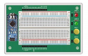 Arduino Learning Board With Mini-Projects And Online Lessons (video)