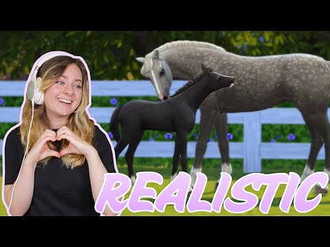 BREEDING REALISTIC HORSES IN SIMS 4 - Horse Ranch | Pinehaven