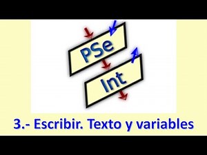 PSeInt Video 3: Write Command